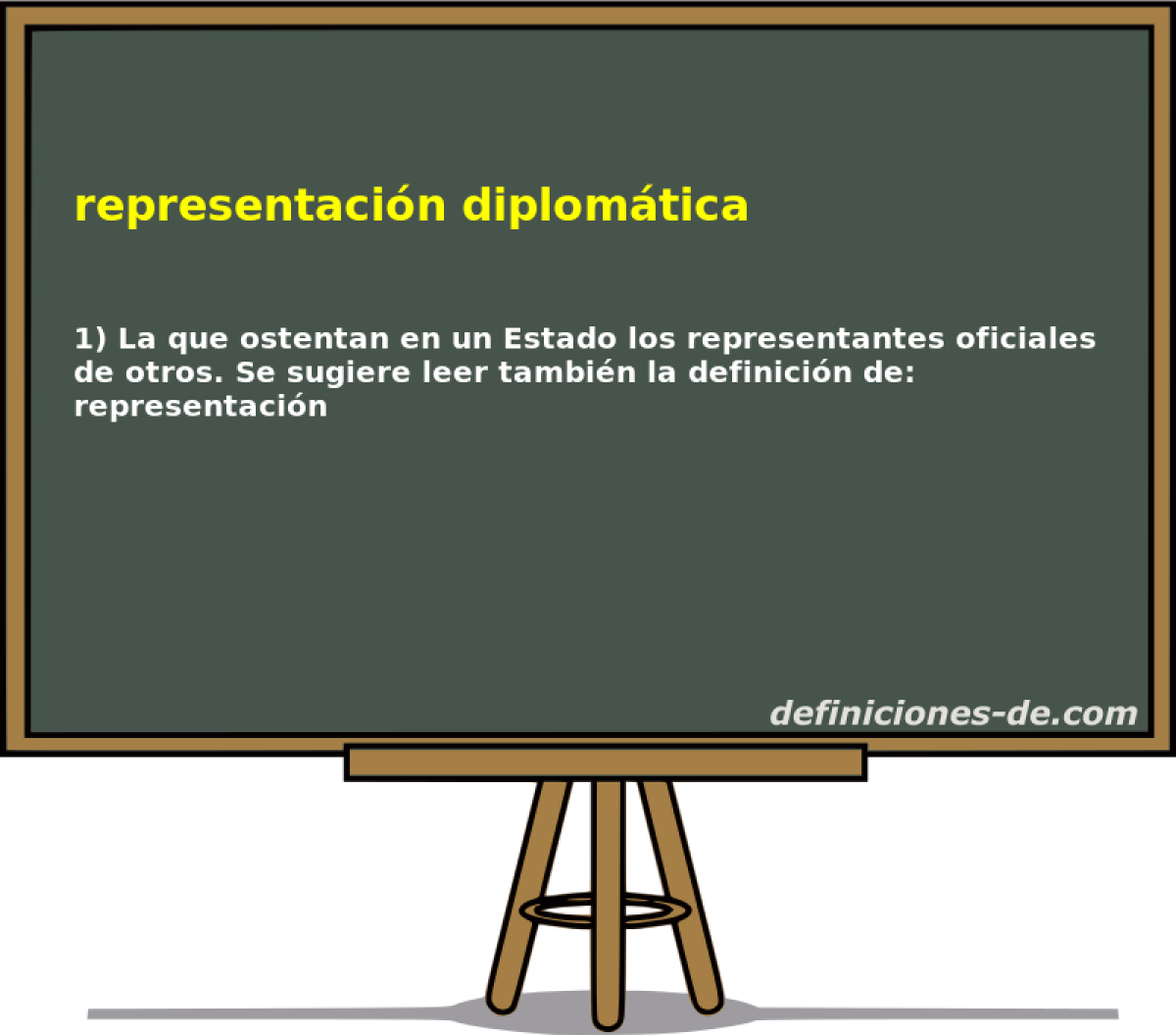 representacin diplomtica 