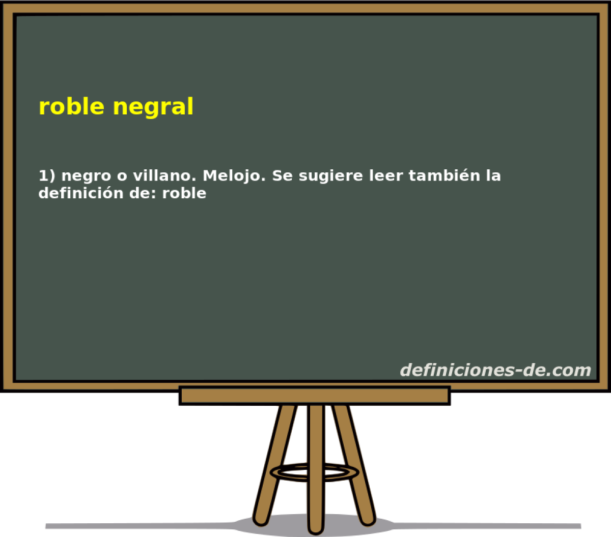 roble negral 