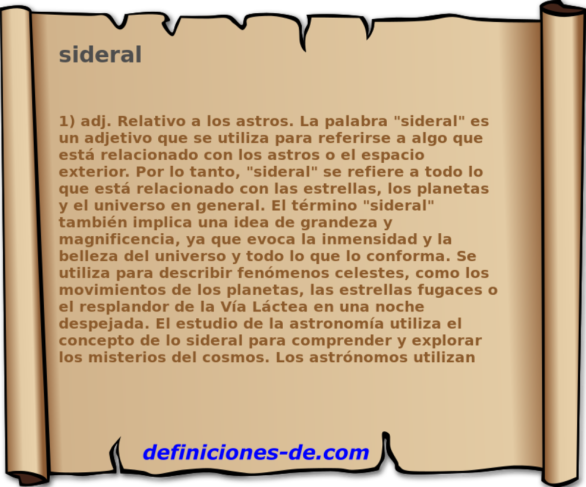 sideral 