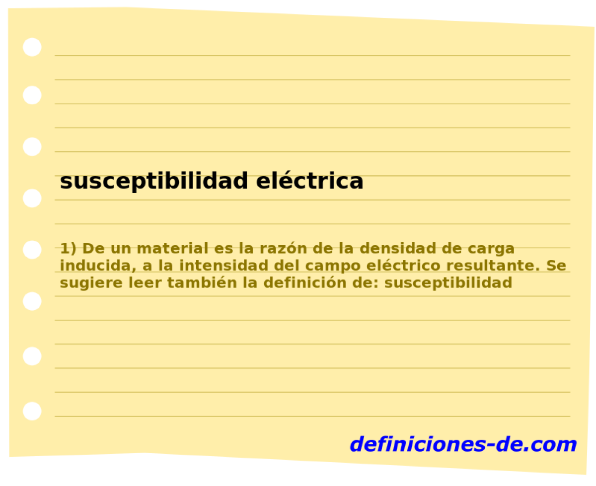 susceptibilidad elctrica 