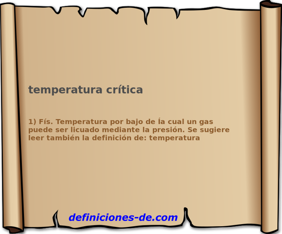 temperatura crtica 