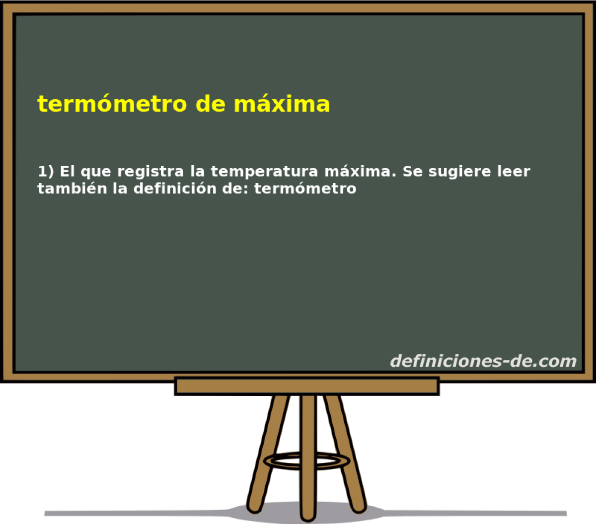 termmetro de mxima 