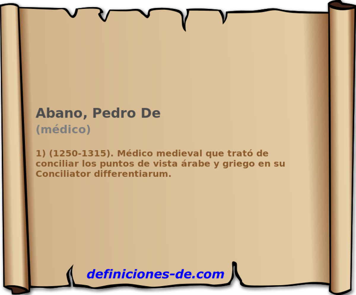 Abano, Pedro De (mdico)