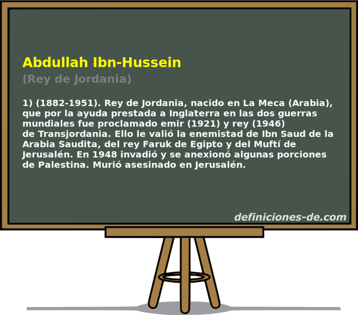 Abdullah Ibn-Hussein (Rey de Jordania)