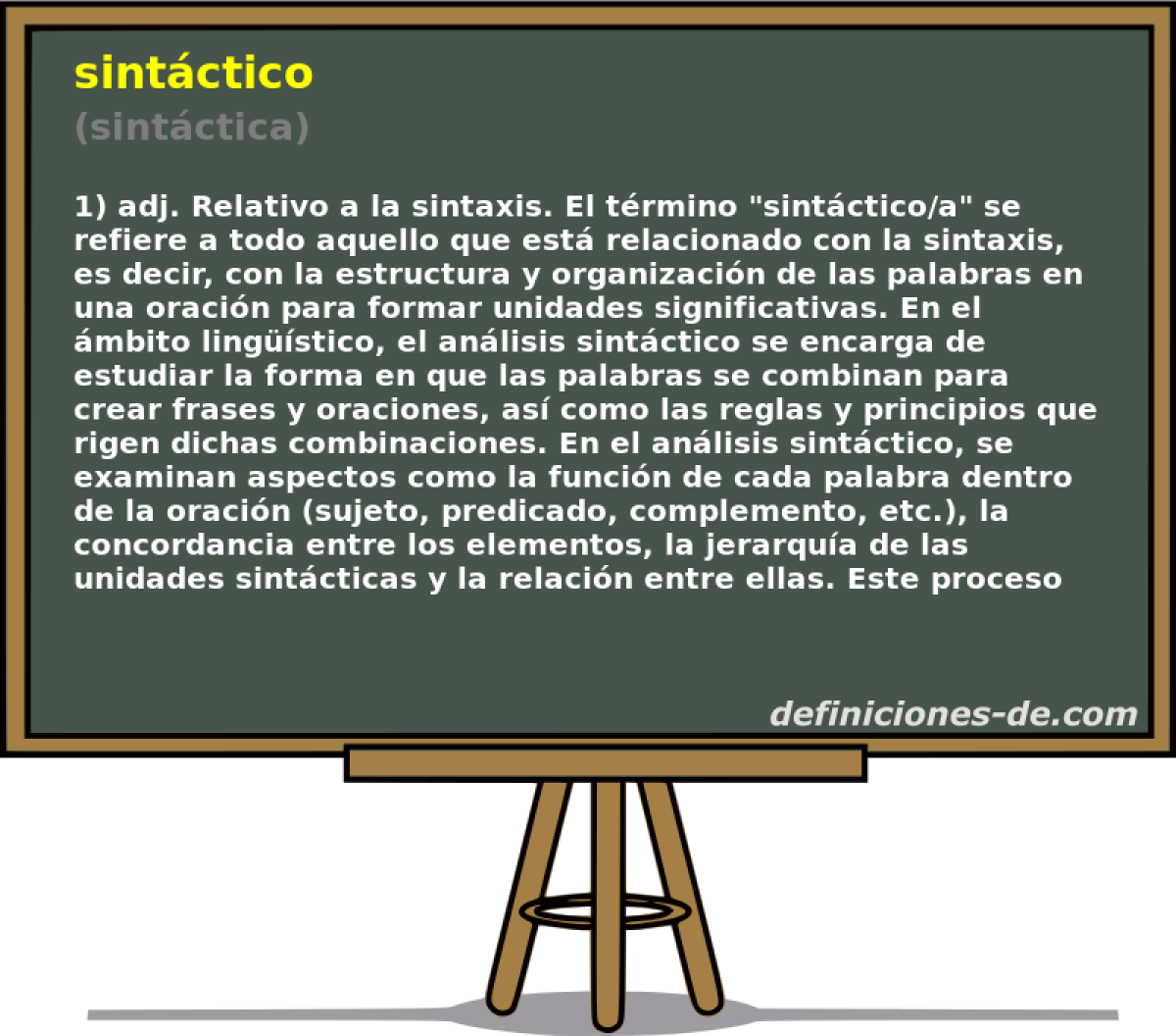 sintctico (sintctica)