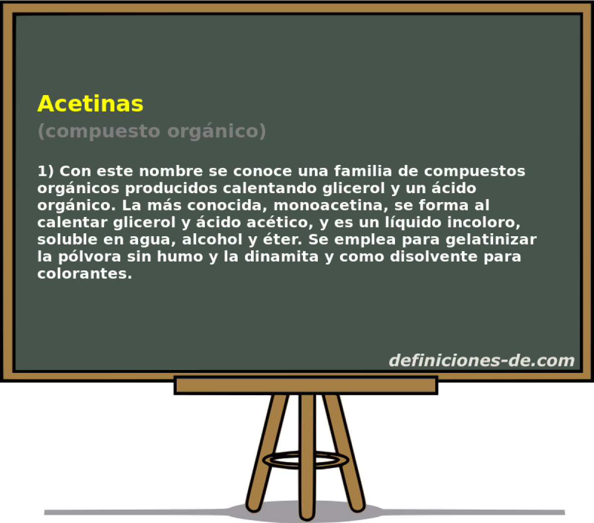 Acetinas (compuesto orgnico)