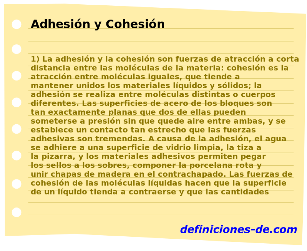 Adhesin y Cohesin 