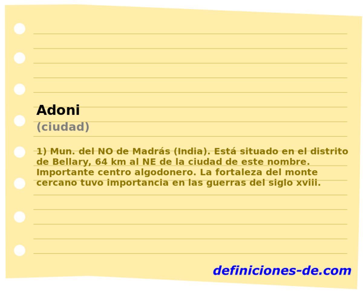 Adoni (ciudad)