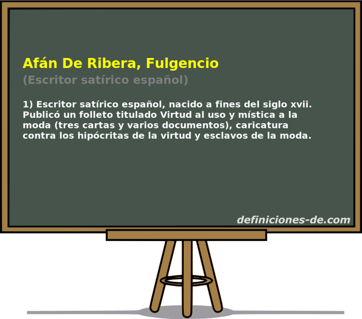 Afn De Ribera, Fulgencio (Escritor satrico espaol)