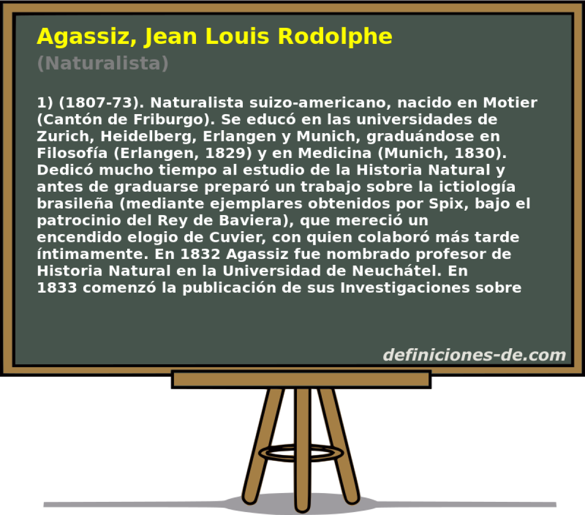 Agassiz, Jean Louis Rodolphe (Naturalista)
