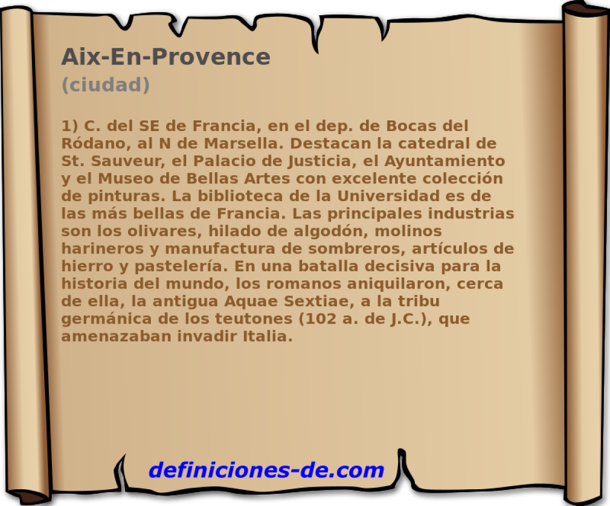 Aix-En-Provence (ciudad)