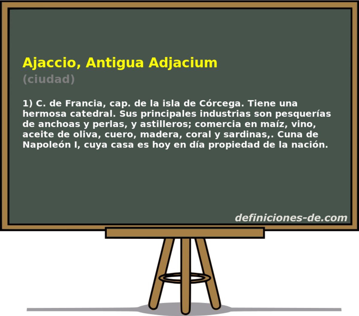 Ajaccio, Antigua Adjacium (ciudad)