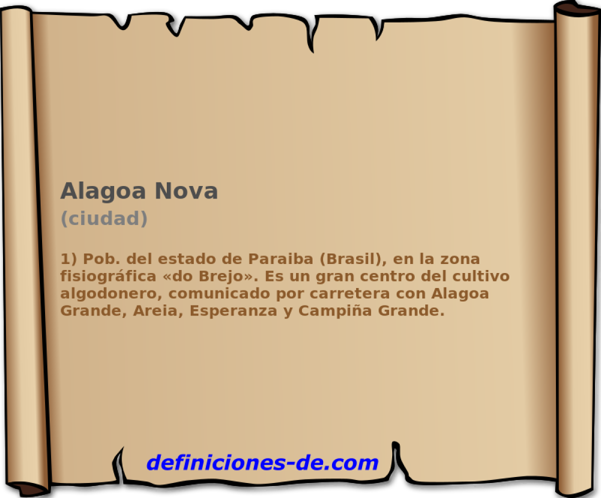 Alagoa Nova (ciudad)