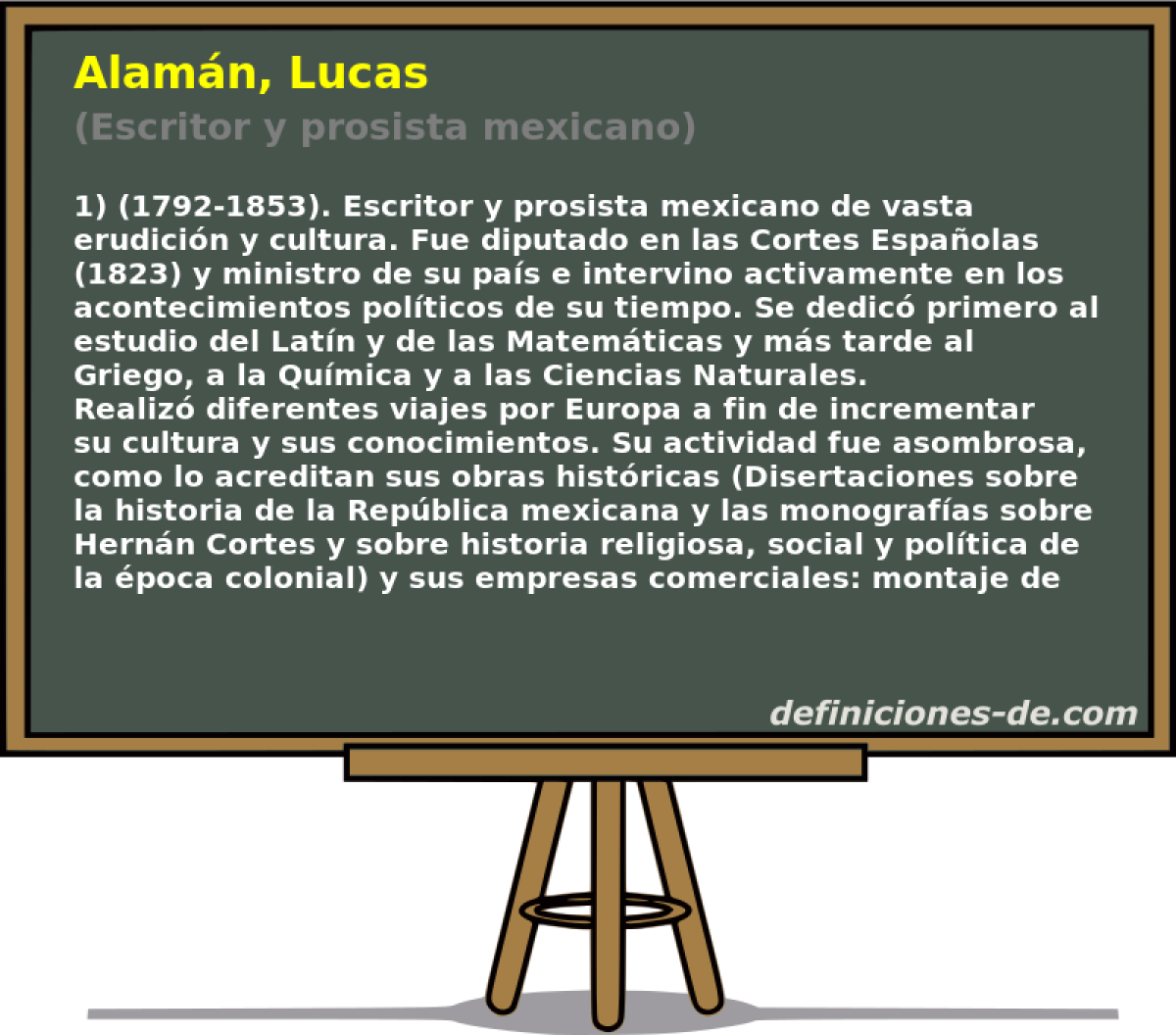 Alamn, Lucas (Escritor y prosista mexicano)