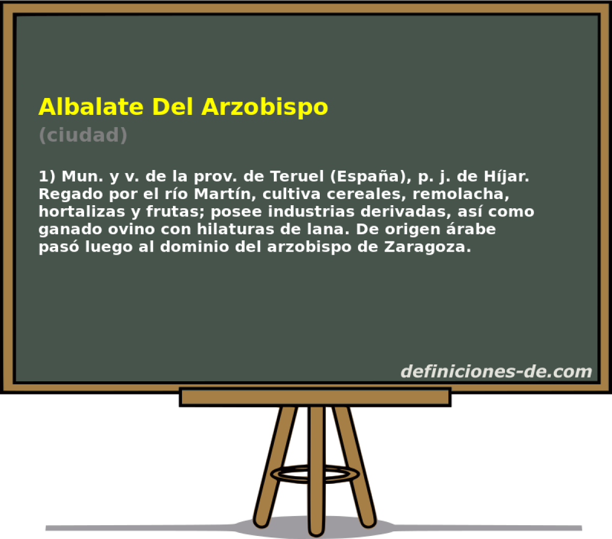 Albalate Del Arzobispo (ciudad)