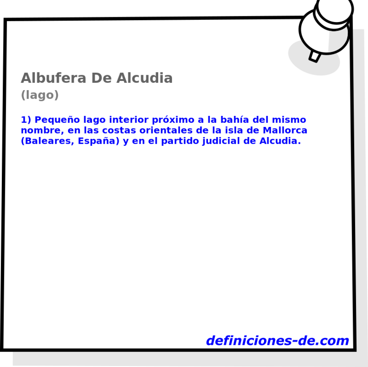 Albufera De Alcudia (lago)