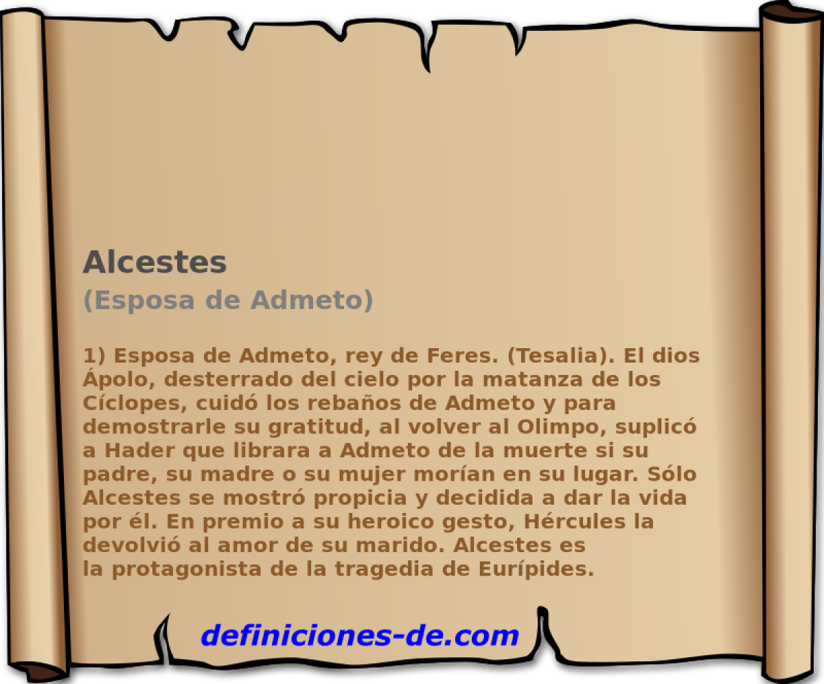 Alcestes (Esposa de Admeto)