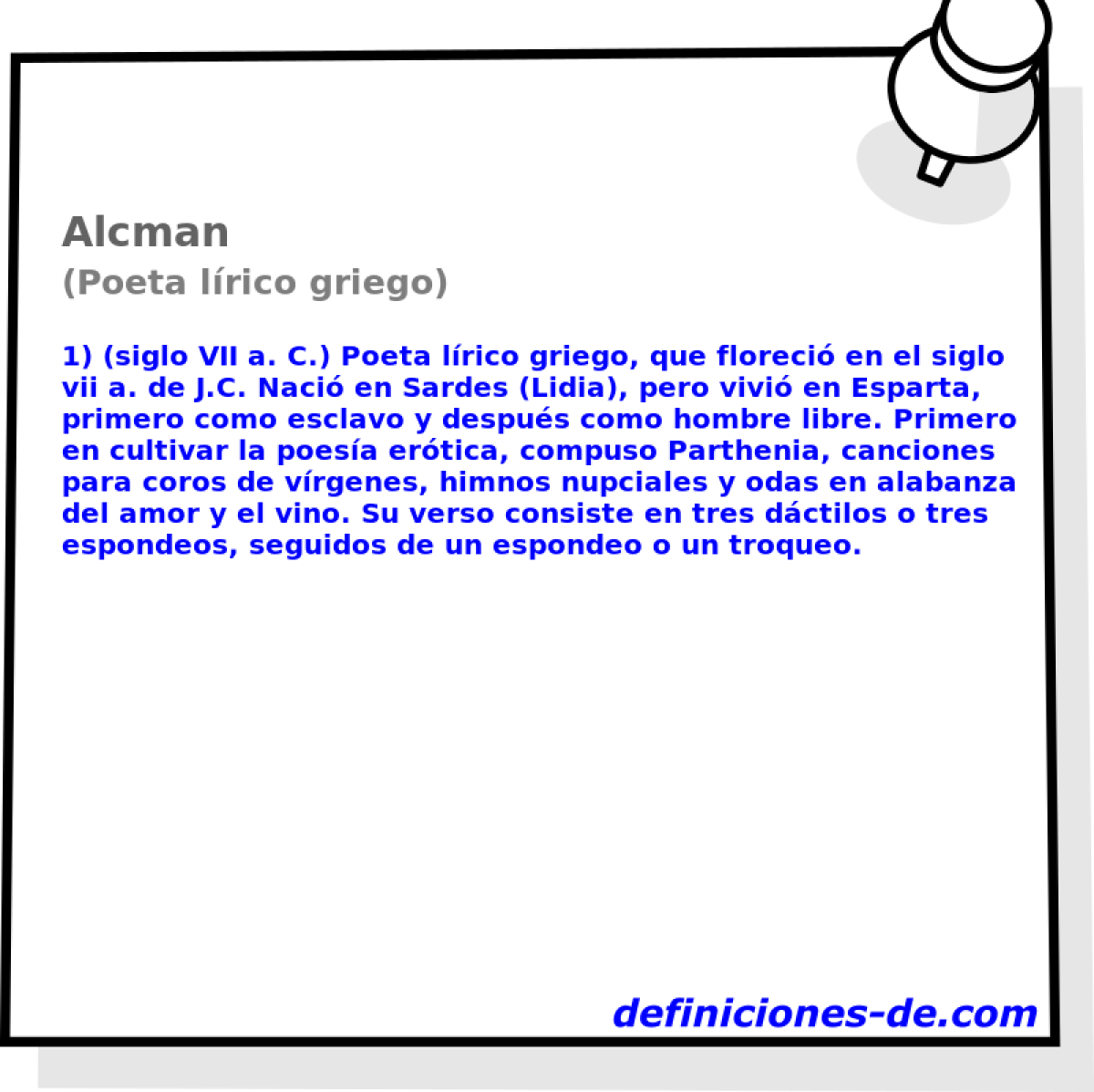 Alcman (Poeta lrico griego)