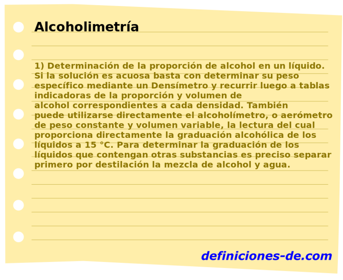 Alcoholimetra 