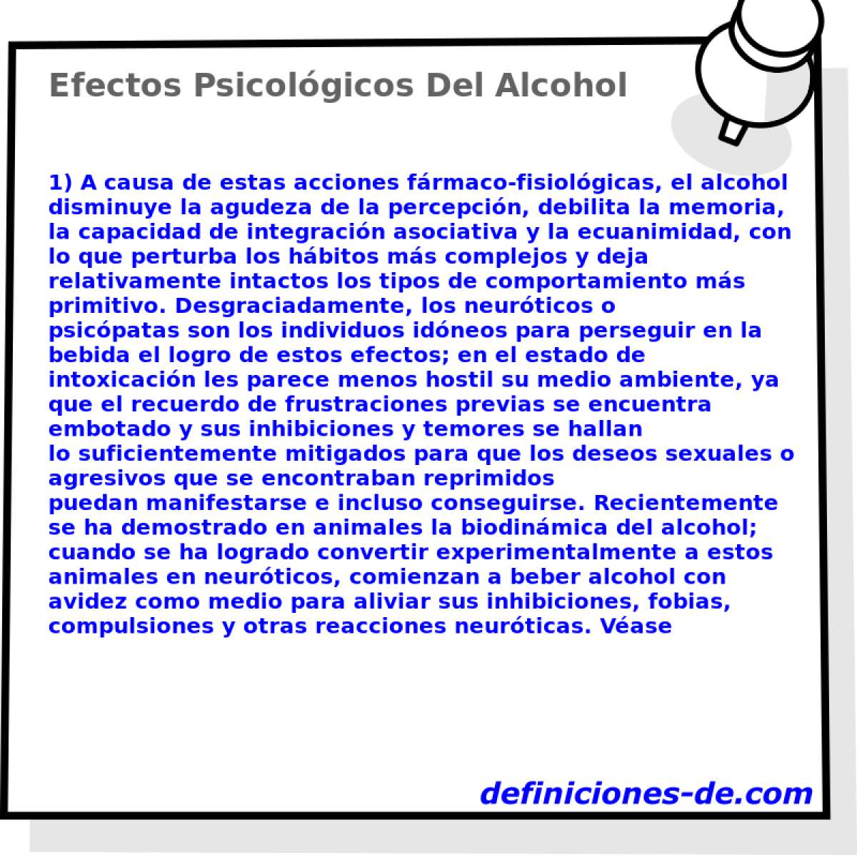 Efectos Psicolgicos Del Alcohol 