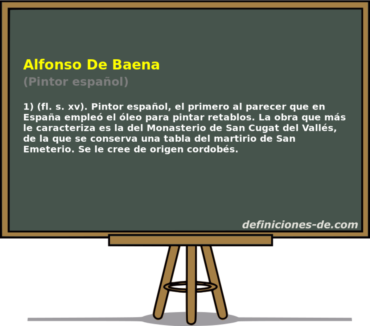 Alfonso De Baena (Pintor espaol)