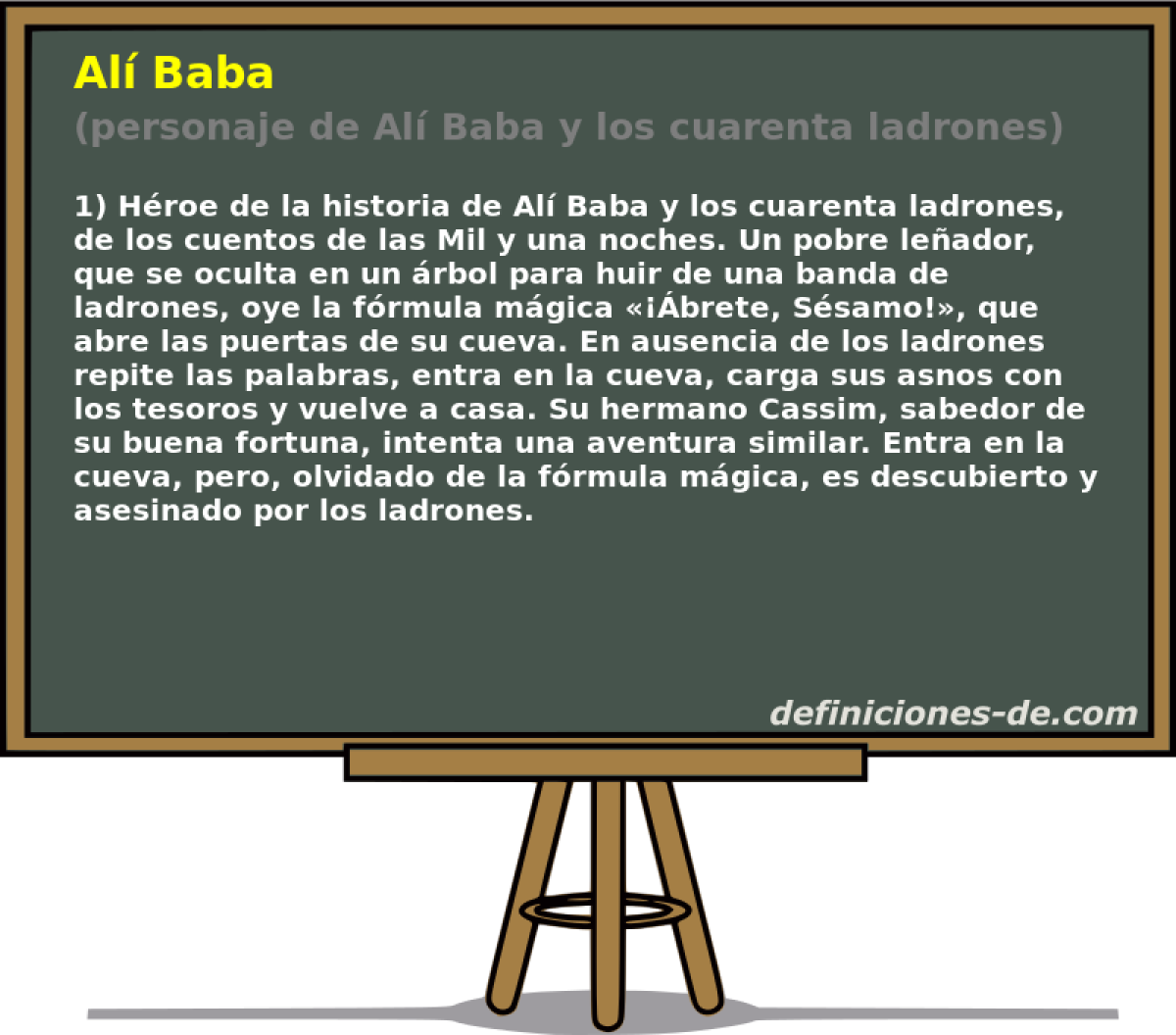 Al Baba (personaje de Al Baba y los cuarenta ladrones)