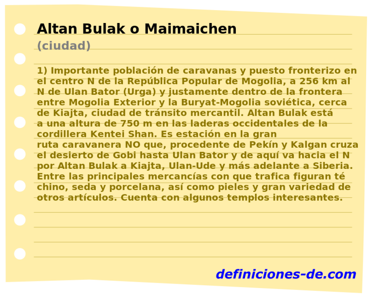 Altan Bulak o Maimaichen (ciudad)