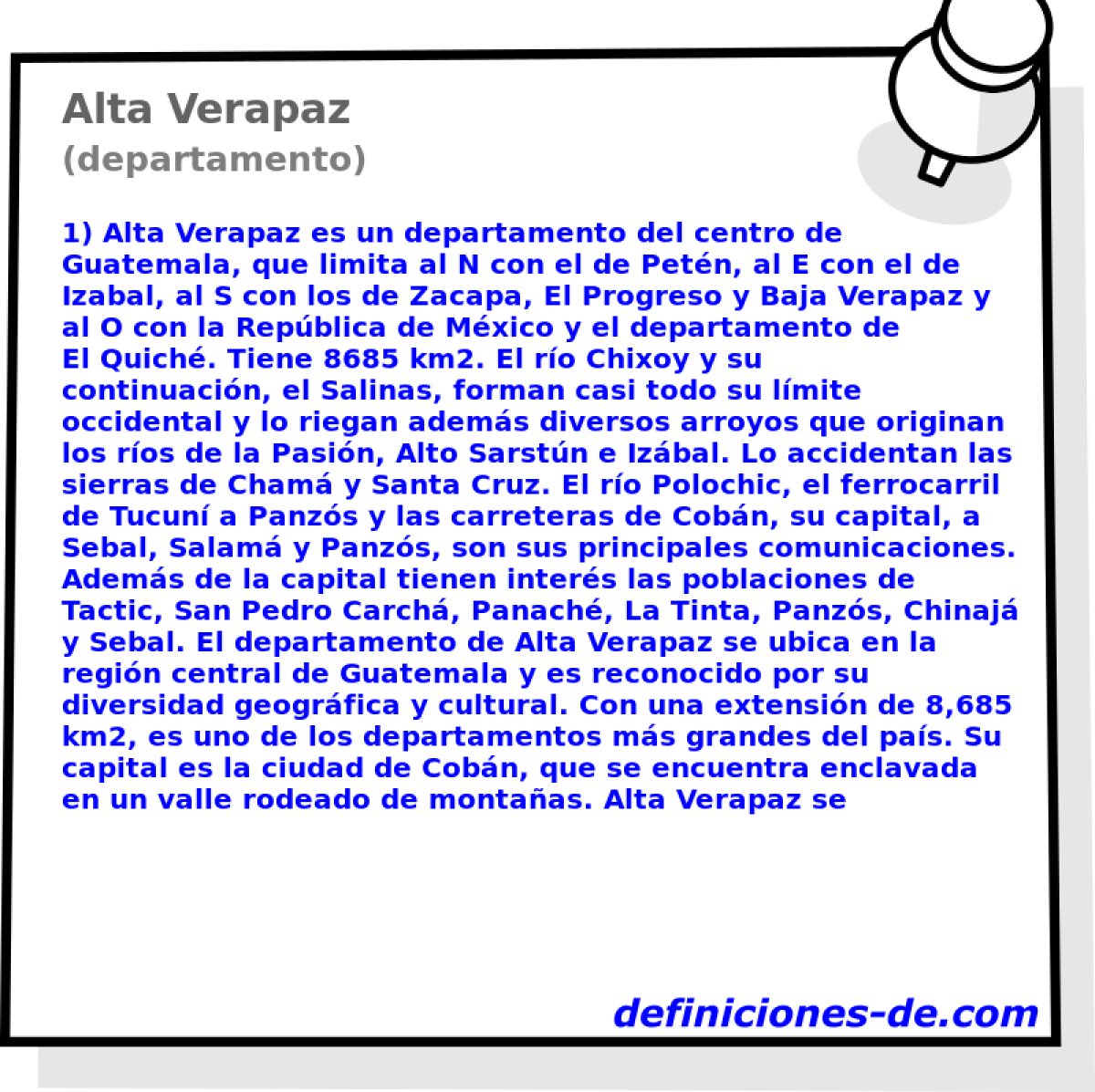 Alta Verapaz (departamento)