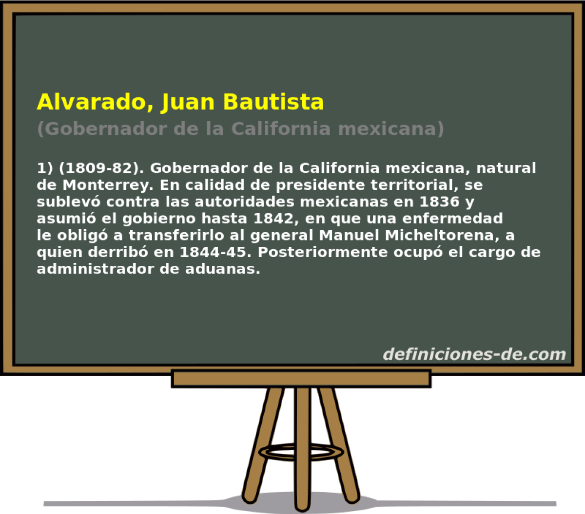 Alvarado, Juan Bautista (Gobernador de la California mexicana)