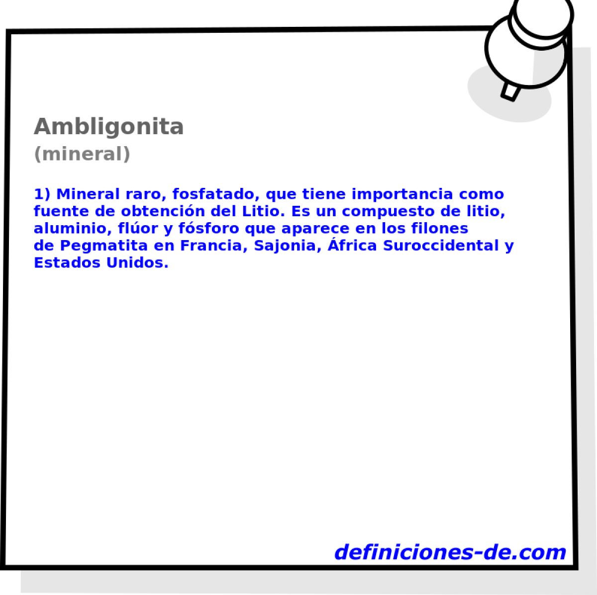 Ambligonita (mineral)