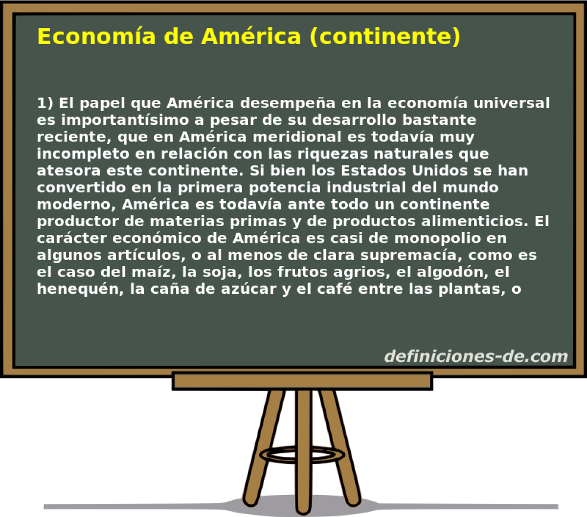 Economa de Amrica (continente) 