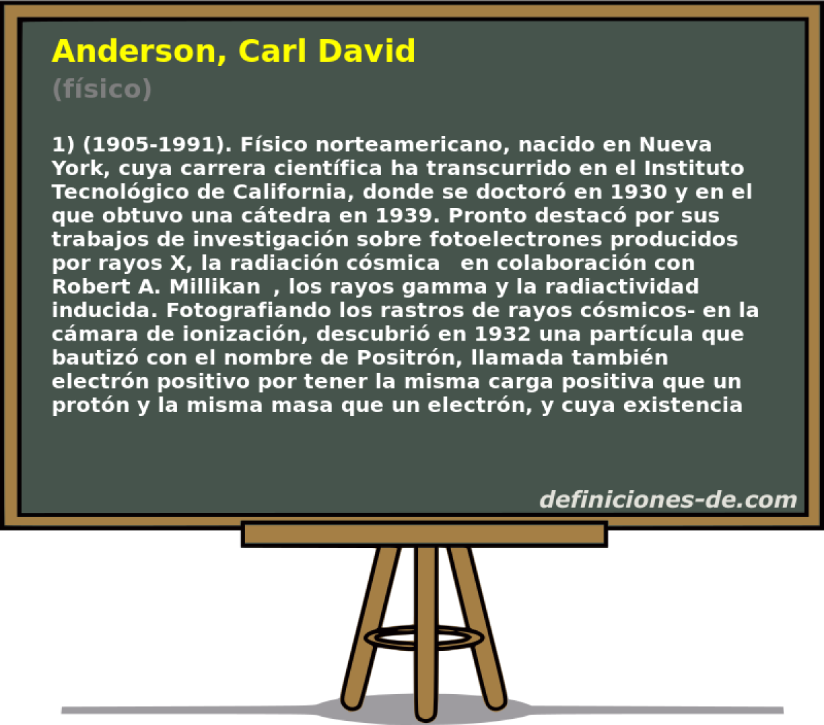 Anderson, Carl David (fsico)