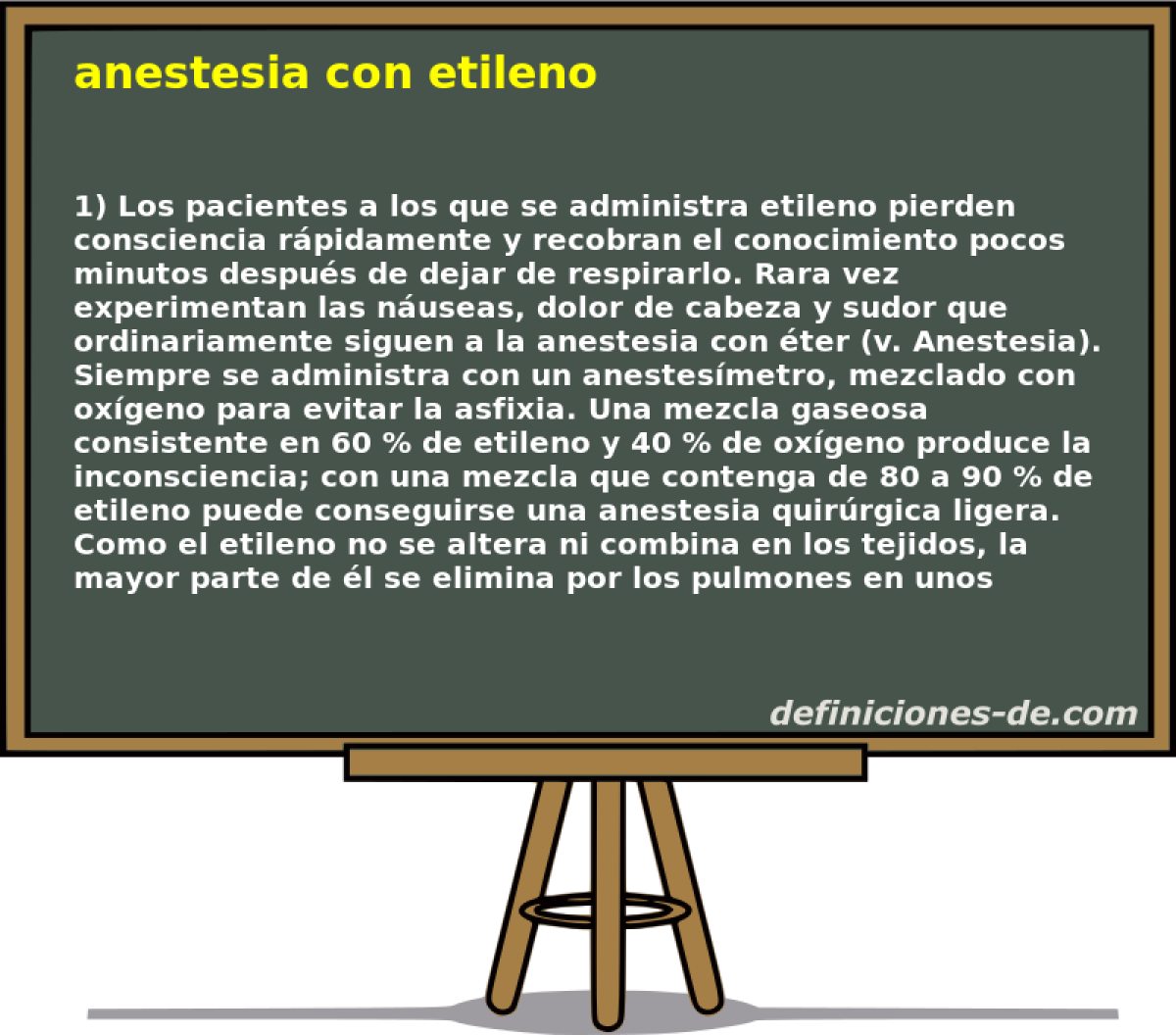 anestesia con etileno 