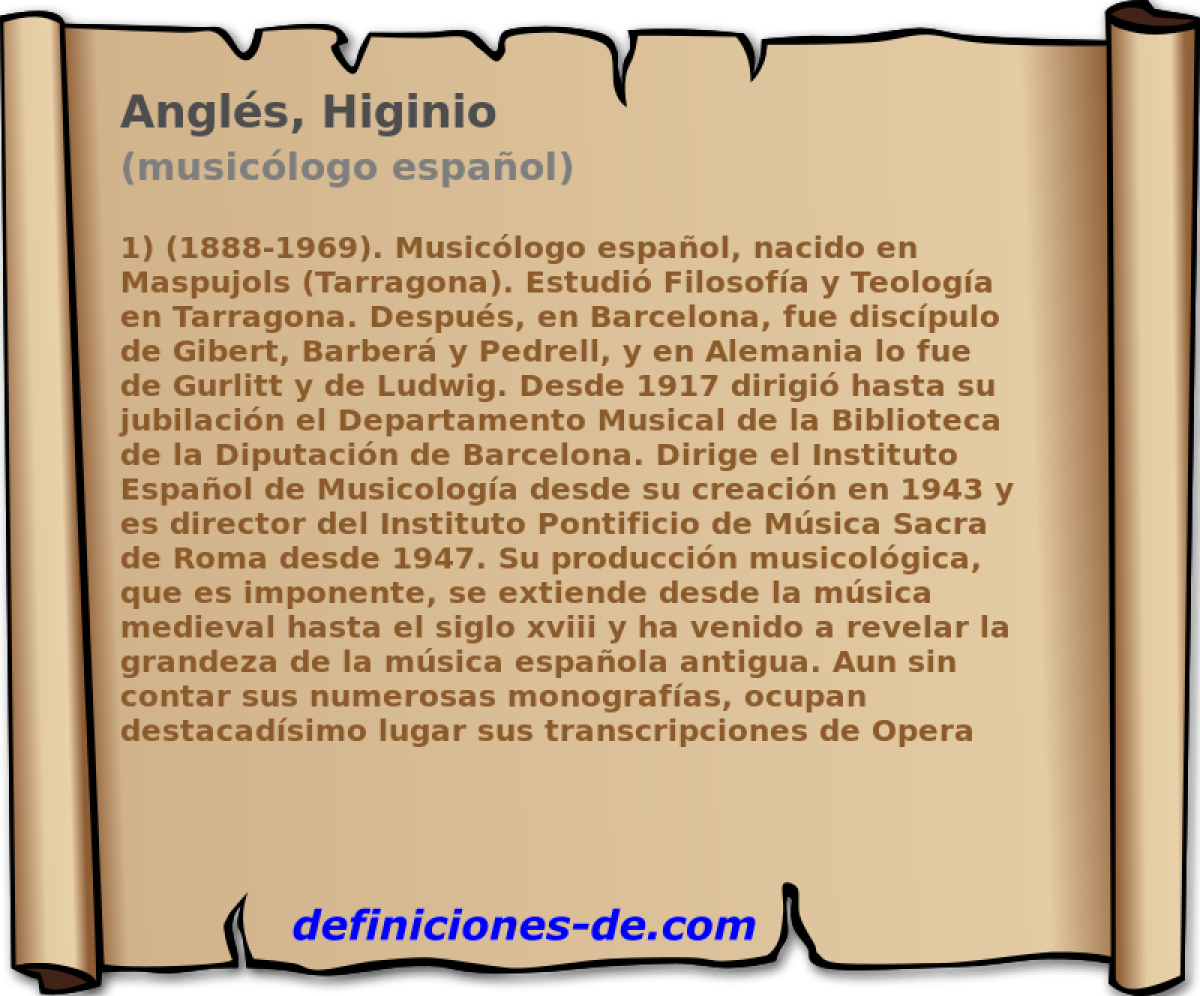 Angls, Higinio (musiclogo espaol)