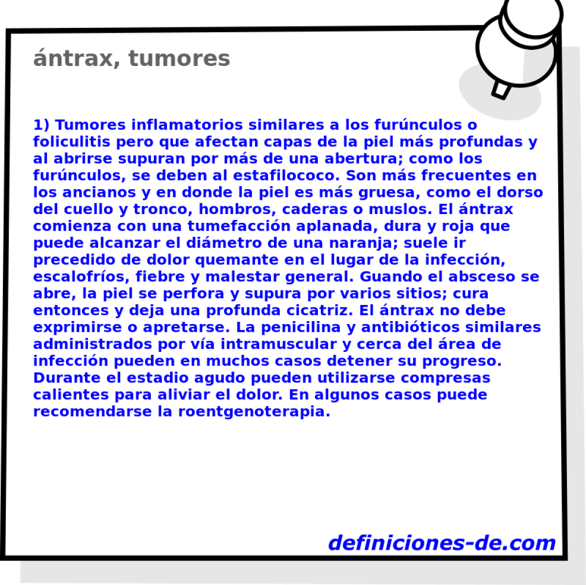 ntrax, tumores 