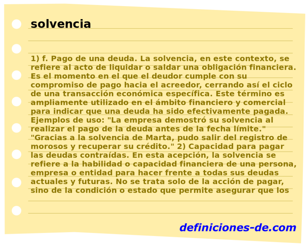 solvencia 