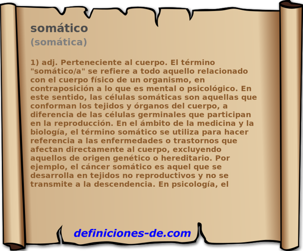 somtico (somtica)
