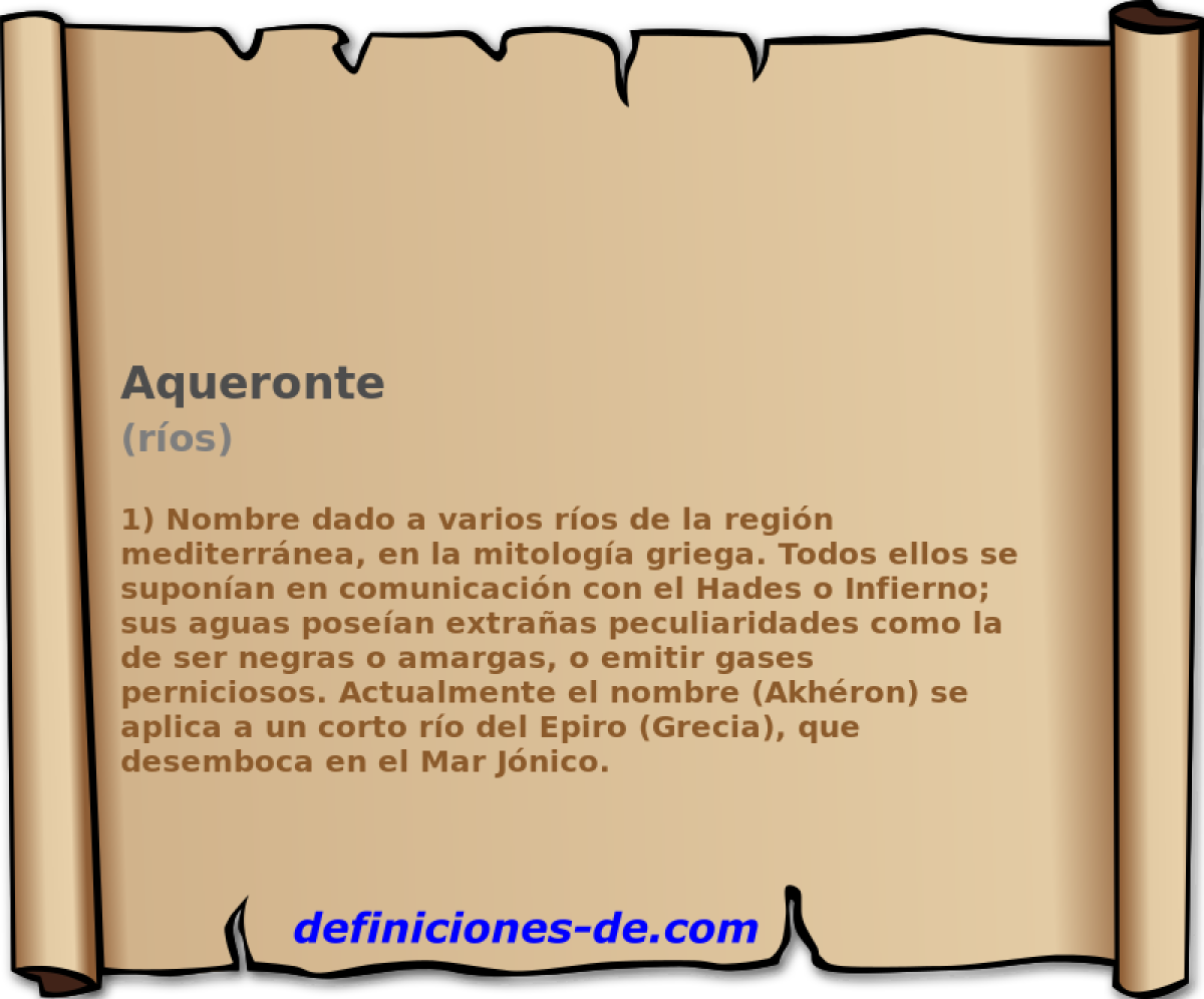 Aqueronte (ros)