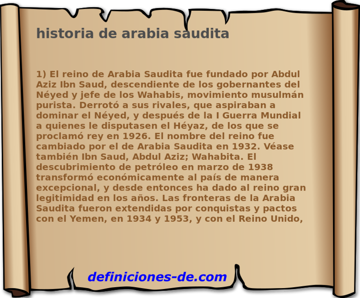 historia de arabia saudita 