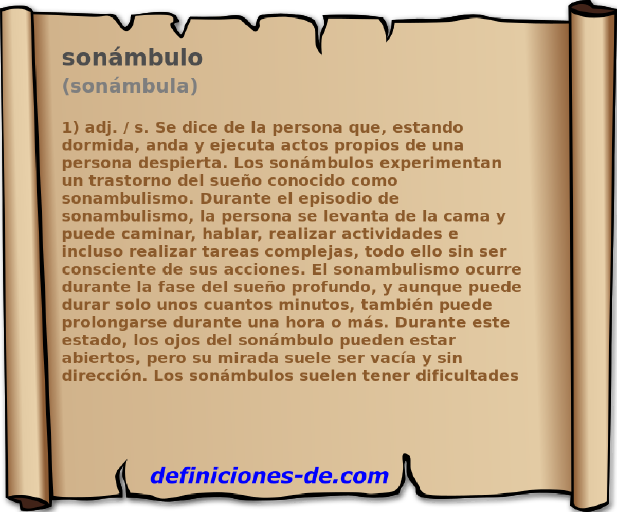 sonmbulo (sonmbula)