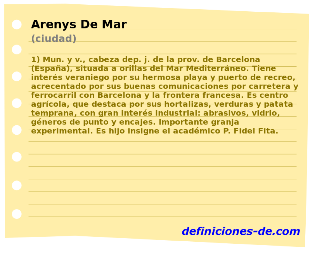 Arenys De Mar (ciudad)