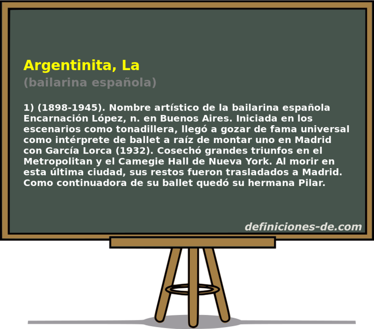 Argentinita, La (bailarina espaola)