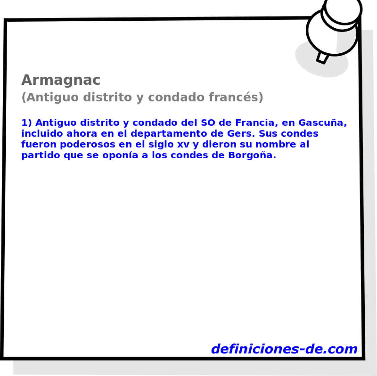 Armagnac (Antiguo distrito y condado francs)