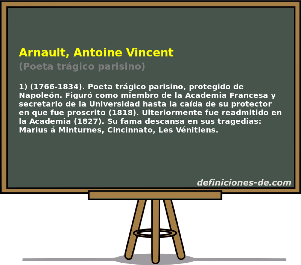 Arnault, Antoine Vincent (Poeta trgico parisino)