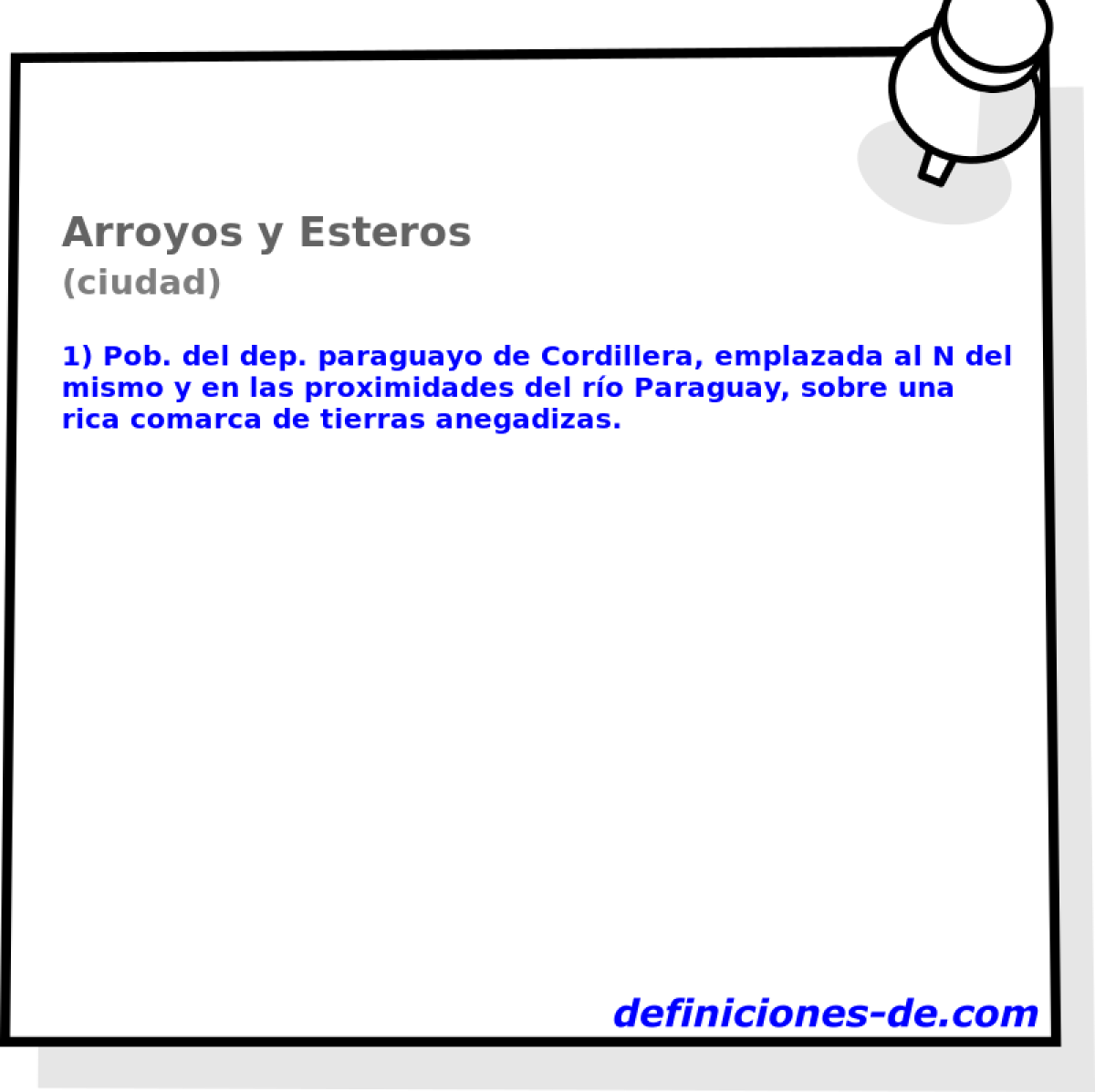 Arroyos y Esteros (ciudad)