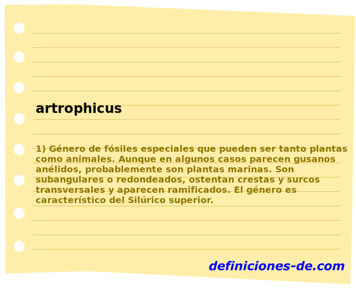 artrophicus 