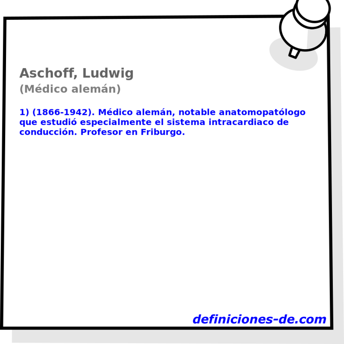 Aschoff, Ludwig (Mdico alemn)