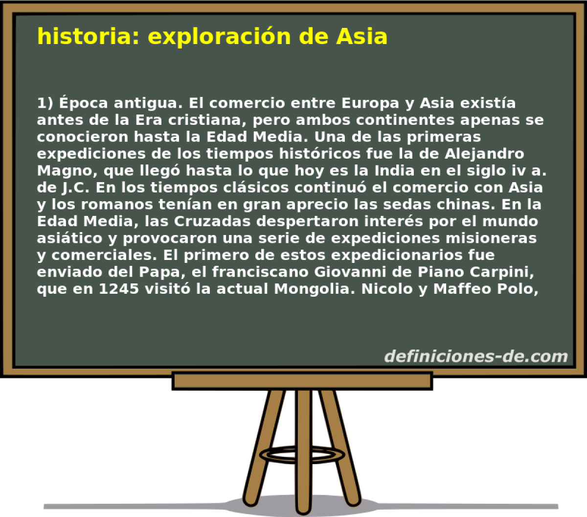 historia: exploracin de Asia 