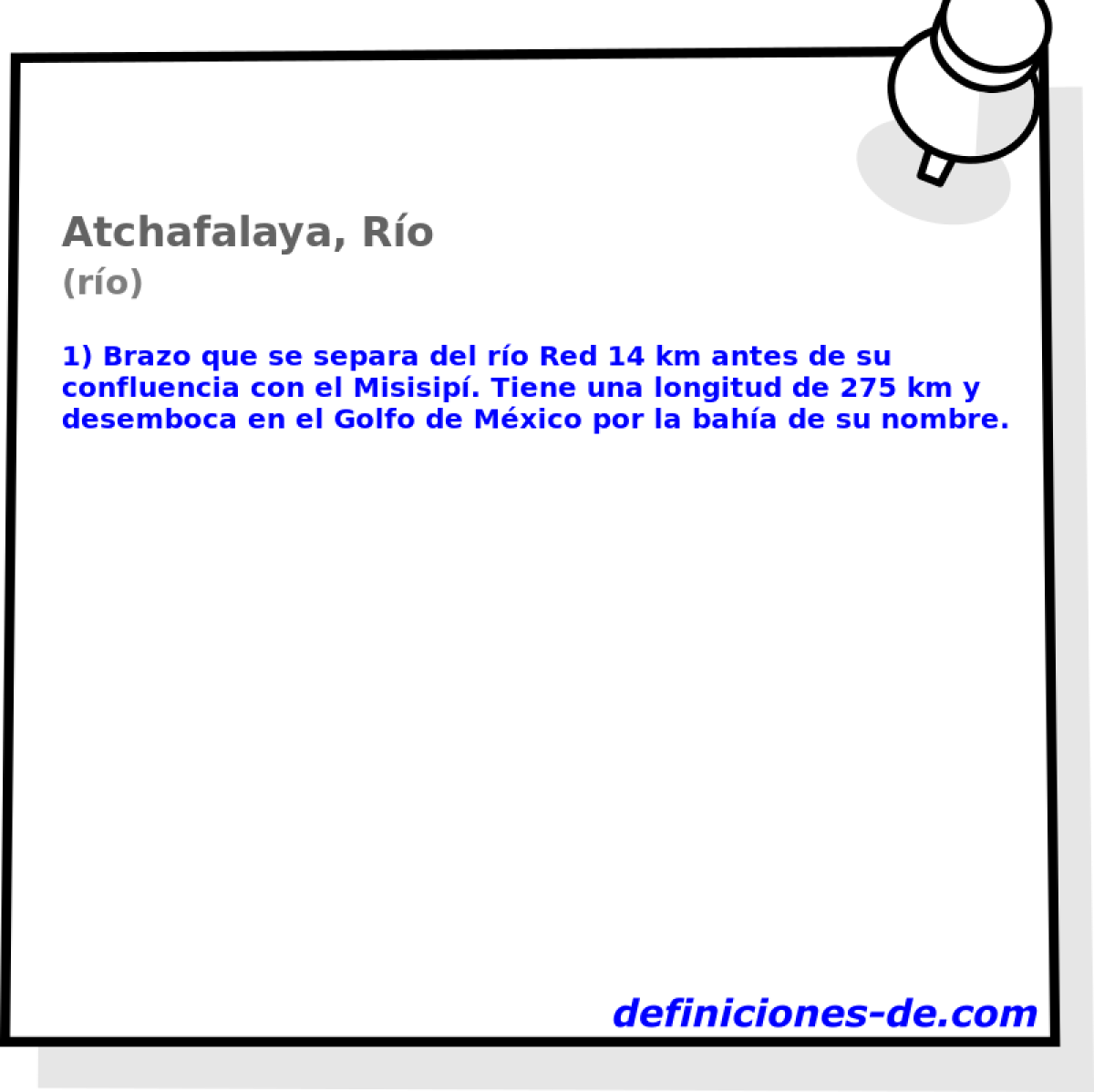 Atchafalaya, Ro (ro)