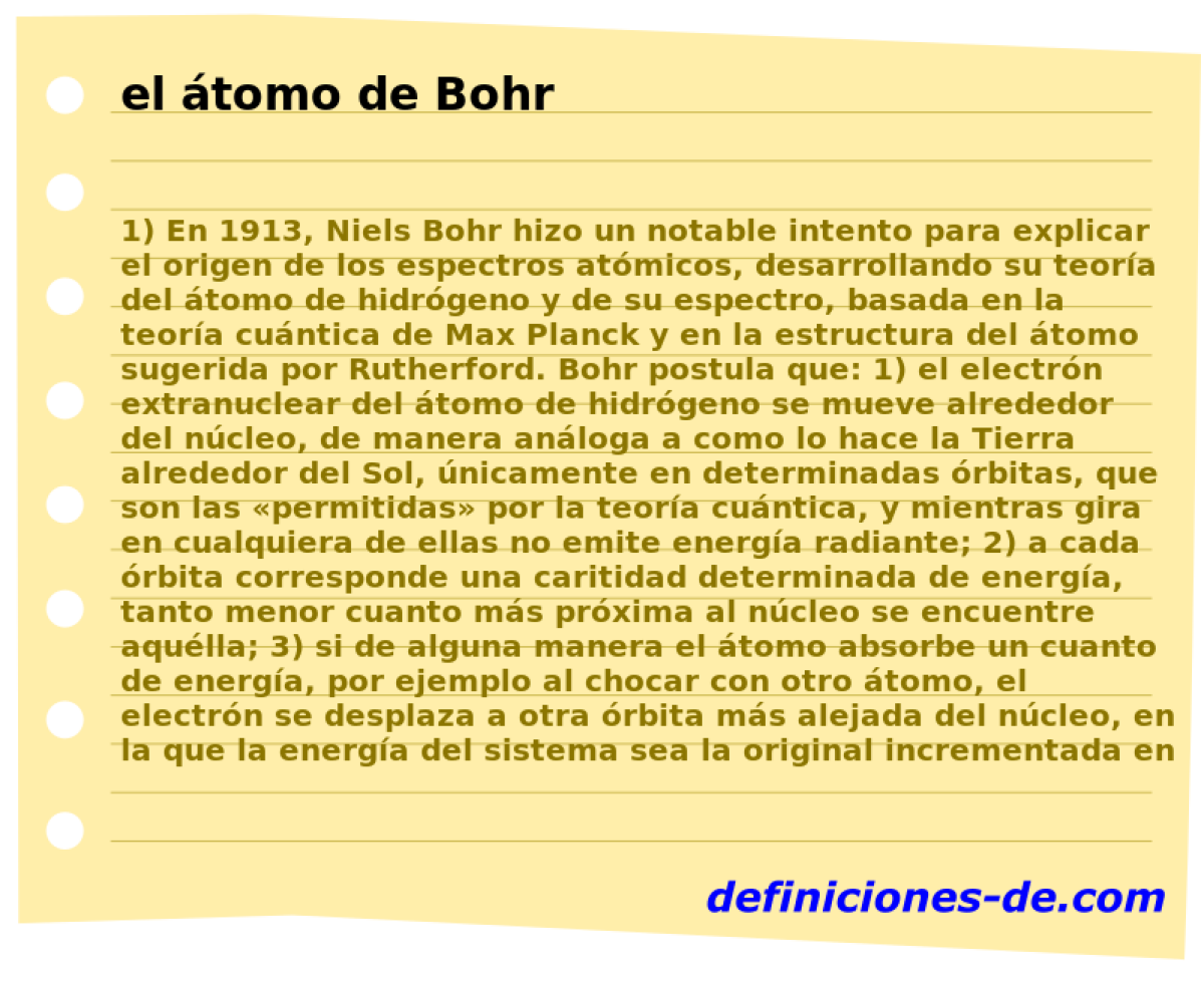 el tomo de Bohr 